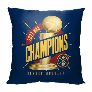 NBA Denver Nuggets 2023 NBA Champions Triumph Throw Pillow 18x18 Inches - 1 of 4