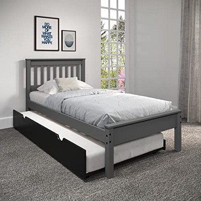Donco Kids Contempo Bed, Twin, Dark Grey