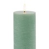 FIA Wick Green Pillar Candle (Set of 2) - 2 of 2