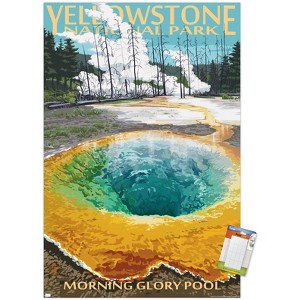 Trends International Lantern Press - Yellowstone Morning Glory Pool Unframed Wall Poster Prints - 1 of 4