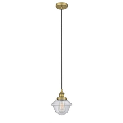Oxford - 1 Light Mini Pendant In Traditional Style-9.5 Inches Tall and 7.5 Inches Wide