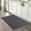 Modern Solid Textured Area Rug Machine Washable Stain Resistant Non-Slip Floor Cover Carpet - 3 of 4