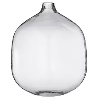 Clear Glass Farmhouse Vase
