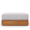 Modway Tahoe Outdoor Patio Acacia Wood Ottoman - 2 of 4