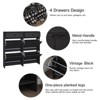 Shoe Storage Cabinet, Slim Freestanding Shoe Rack with Flip Drawers - 3 of 4