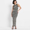 Women's Open Back Maxi Sweater Dress - Future Collective - 3 of 3