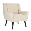 NicBex Modern Accent Chairs, Soft Leather Material Ergonomics Accent Chair Living Room Chair, with Black Legs for Indoor Home Bedroom - 3 of 4