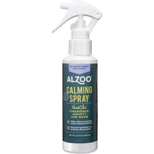 ALZOO Calming Spray for Dogs, Helps to Relieve  Separation Anxiety, Travel, Vet Visits, 100% Plant-Based 3.4 Fl. Oz Spray Bottle - 1 of 4