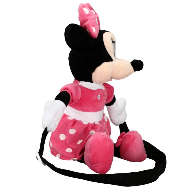 Disney Minnie Mouse Stuffed Plush backpack, 4 of 6