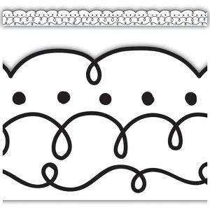Teacher Created Resources Squiggles and Dots Die-Cut Border Trim, 35 Feet (Pack of 6) - 1 of 1