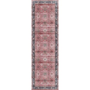 Nourison Fulton Floral Vintage Non-Slip Flatweave Indoor Rug - 1 of 4