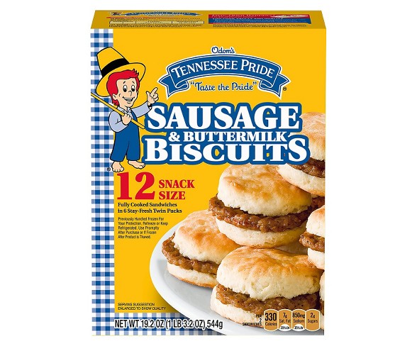 Tennessee Pride Sausage Buttermilk Frozen Biscuits - 12pk