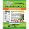 Larissa Veronica Spiced Berry Medium Roast Decaf Coffee (Gourmet, Naturally Flavored, Whole Coffee Beans) (16 oz, ZIN: 557894) - 2 of 4