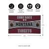 Evergreen Come Back with Tickets University of Montana 28" x 16" Woven PVC Indoor Outdoor Doormat - 2 of 4