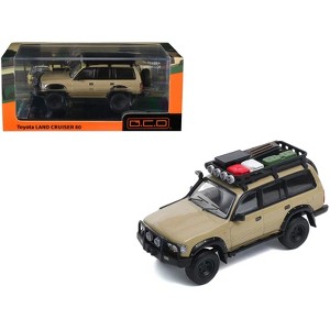 Toyota Land Cruiser 80 RHD (Right Hand Drive) Beige with Roof Rack