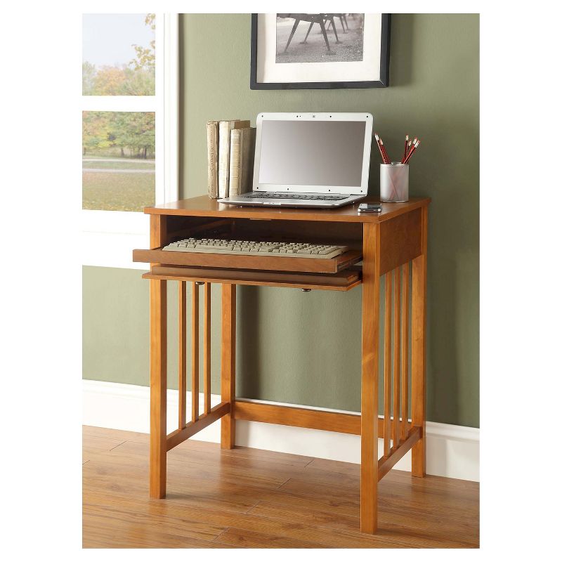 Breighton Home Repose Mission Style Desk with Slide-Out Keyboard Drawer, 3 of 5