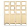 NicBex Room Divider Modern Folding Privacy Screen with Steel Web Design for Home & Office - 3 of 4