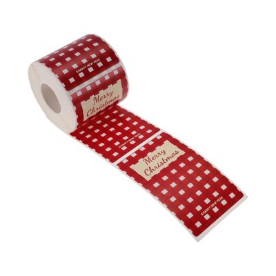 Unique Bargains Christmas Stickers for Ceramic Glass Metal Paper Plastic Peel and Stick English Lettering Coated Paper 1Pcs