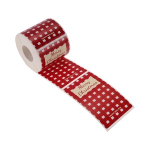 Unique Bargains Christmas Stickers for Ceramic Glass Metal Paper Plastic Peel and Stick English Lettering Coated Paper 1Pcs - 1 of 4