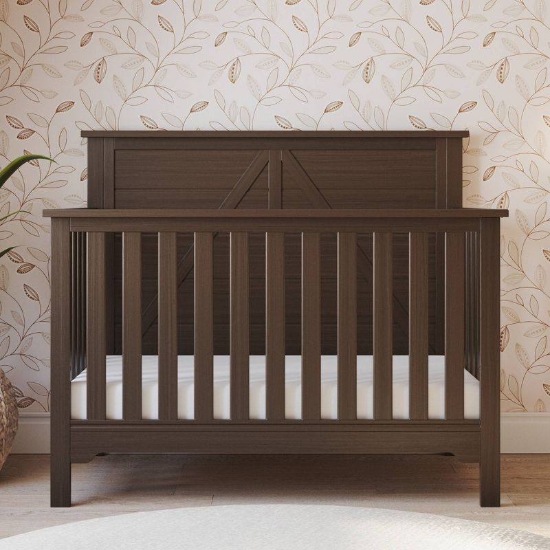 Child Craft Forever Eclectic Woodland 4-in-1 Convertible Crib, 2 of 9
