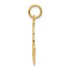 Black Bow Jewelry 14k Yellow Gold Flat Ice Skate Pendant - 2 of 4