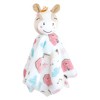 Hudson Baby Infant Girl Animal Face Security Blanket, Farm, One Size - 3 of 4