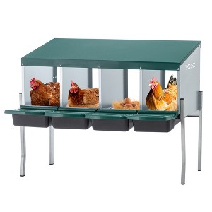 Racxily Metal Chicken Nesting Box - 1 of 4