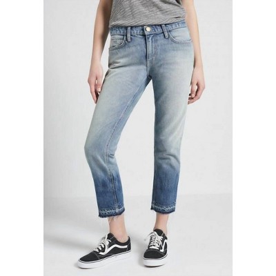 Women's Released Hem Cotton Denim Crop Jeans - CURRENT/ELLIOTT