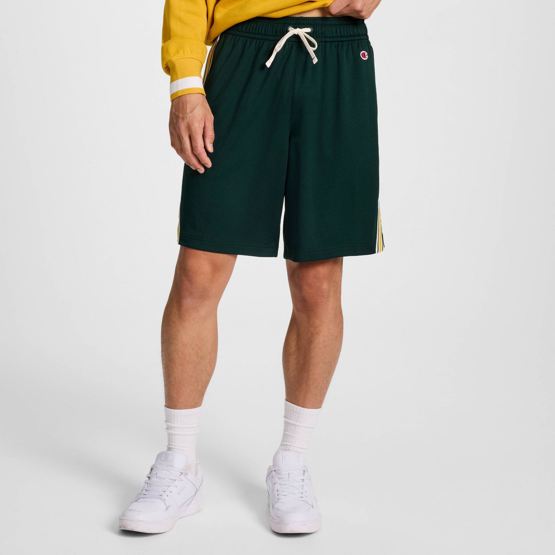 Champion Men's Taped Mesh Shorts - Pine Grove L