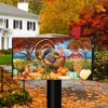Turkey And Pumpkins Fall Magnetic Mailbox Cover Thanksgiving Farm Standard Briarwood Lane - 2 of 3
