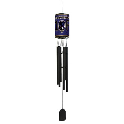NFL Wind Chime, #1 Fan with Team Logo - Baltimore Ravens
