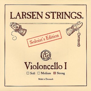 Larsen Strings Soloist Edition Cello A String 4/4 Size, Heavy Steel, Ball End - 1 of 1