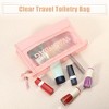 Unique Bargains Clear Letter Makeup Bags 1 Pc - 3 of 4