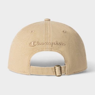 Champion Adult Pigment-Washed Twill Baseball Hat - Irish Cream