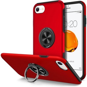 Entronix Case Compatible with iPhone SE/8/7 - 360° Circular Ring Gripstand - 1 of 4