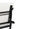 Emma and Oliver Heavy-Duty Flip Top Training Table with Nesting Design, Privacy Panel, Y-Legs, Tabletop, Metal Frame - 3 of 4