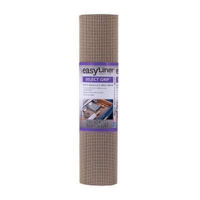 Duck Brand Select-Grip Easyliner Non-Adhesive Shelf and Drawer Liners, 20 x 24', Brownstone, Pack of 2 Rolls