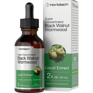 Horbaach Black Walnut Wormwood Liquid Extract | 2 fl oz - 1 of 3