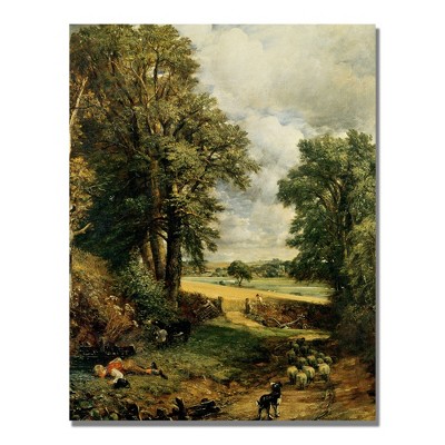 Trademark Fine Art -John Constable 'The Cornfield' Canvas Art