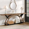 Hommoo 70.9" Long Console Table with Storage Shelf - 3 of 4