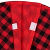 Northlight 20" Red and Black Buffalo Plaid Mini Christmas Tree Skirt - 4 of 4