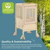 Guidecraft Contemporary Kitchen Helper Step Stool: Adjustable, Folding Montessori Toddler Tower - Safety Learning Furniture - 4 of 4