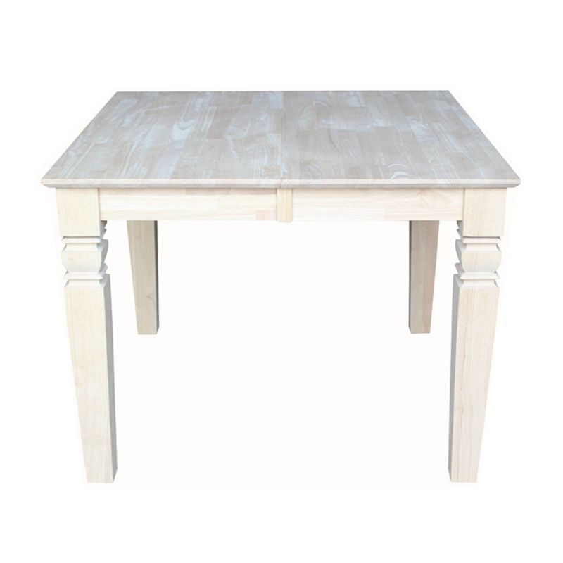 Java Butterfly Drop Leaf Extendable Dining Table - Unfinished - International Concepts, 1 of 13