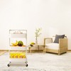 3-Tier Rolling Storage Utility Cart - 2 of 4