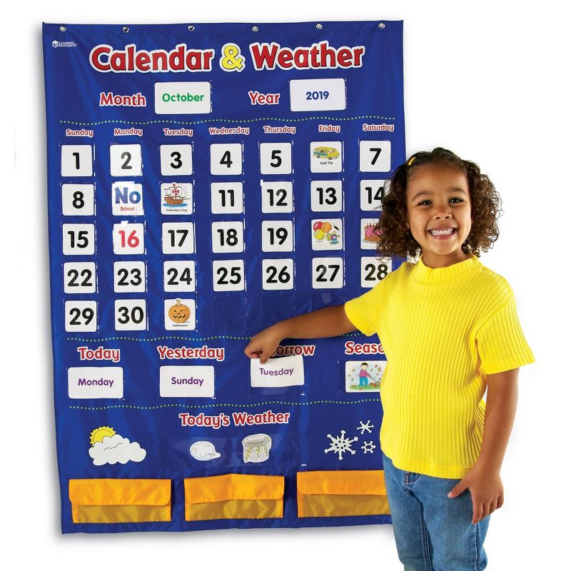 Learning Resources Calendar & Weather Pocket Chart, 5 of 6