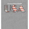 American USA Flag Letters Adult Crew Neck Long Sleeve Tee - 2 of 2
