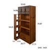 Lycvki 70.87" Tall Kitchen Pantry Cabinet with Pull-out Multi-tier Storage Shelf and Drawers - 4 of 4