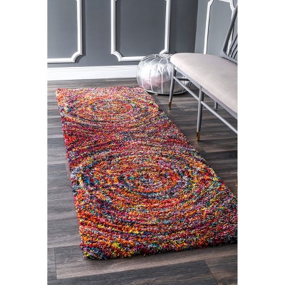 Nuloom Ardelle Swirl Shaggy Indoor Area Rug