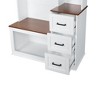 CAVINAS Hall Tree with 3 Hooks Modern Coat Rack with Storage Bench, Shelves and Drawers for Entryway - 3 of 4