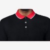 X RAY Men's Short Sleeve ribbed cuffs Polo Shirt - 3 of 4